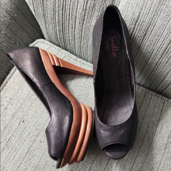 Shellys London Platform Shoes - Picture 1 of 8